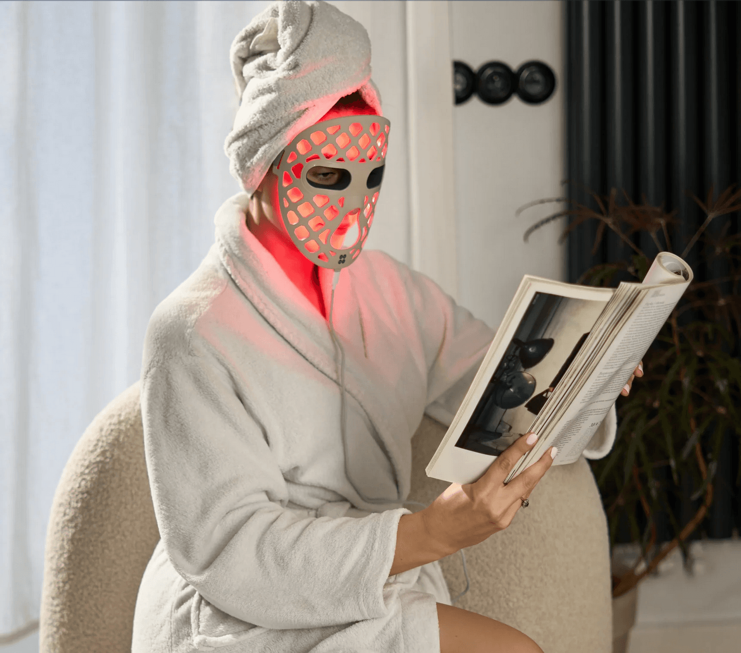 ZENT® DermaLight™ – Inteligentna maska LED do zaawansowanej terapii światłem 4w1